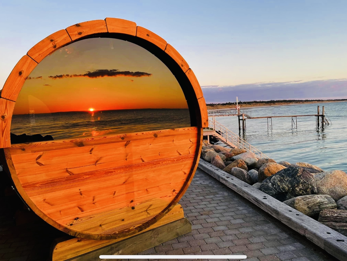 Vesterø Vinterbadere - Sauna med udsigt til Kattegat